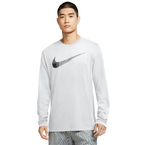 NIKE Men's Dri-FIT Long-Sleeve Swoosh Tee