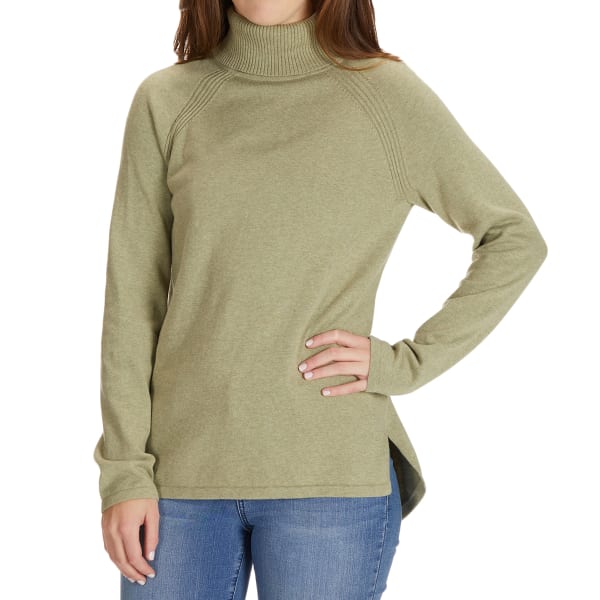 JEANNE PIERRE Women's Fine Gauge Cowl Neck Sweater