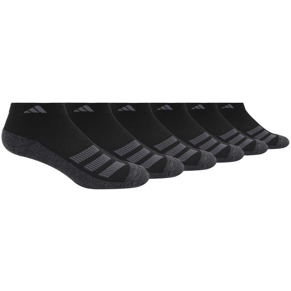 ADIDAS Boys' Cushioned Angle Stripe Quarter Socks, 6 Pack