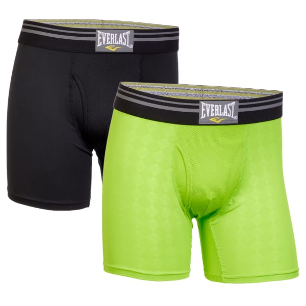 EVERLAST Men's Performance 6 in. Boxer Brief, 2-Pack