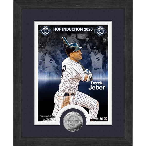 NEW YORK YANKEES Derek Jeter 2020 HOF Induction Silver Coin Photo