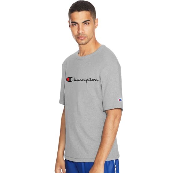 CHAMPION Men's Heritage Script Short-Sleeve Tee