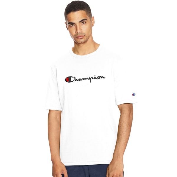 CHAMPION Men's Heritage Script Short-Sleeve Tee