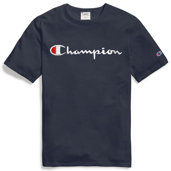 CHAMPION Men's Heritage Script Short-Sleeve Tee