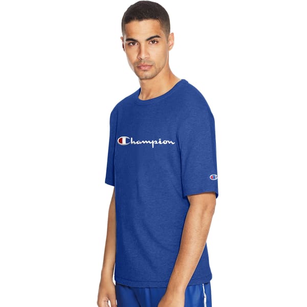 CHAMPION Men's Heritage Script Short-Sleeve Tee