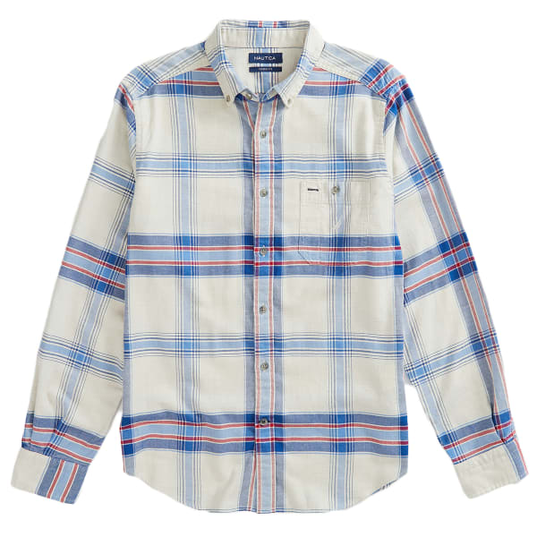 NAUTICA Men's Classic-Fit Plaid Flannel Shirt