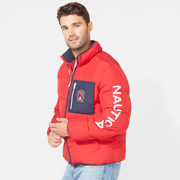 NAUTICA Men's Tempashere Puffer Jacket