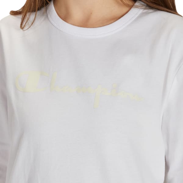 CHAMPION Women's The Boyfriend Long-Sleeve Tee