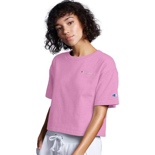 CHAMPION Women's Heritage Cropped Short-Sleeve Tee