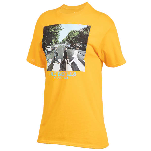 BEATLES Juniors' Short-Sleeve Crop Graphic Tee