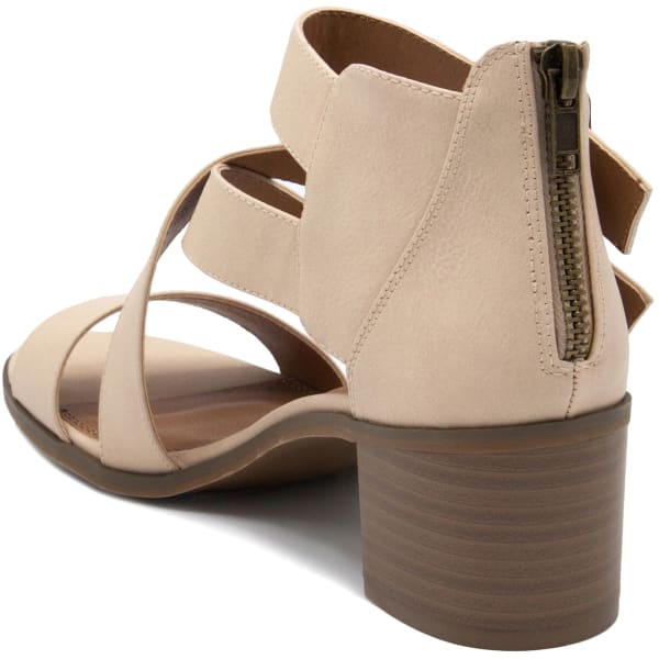 RAMPAGE Women's Havarti Block Heel Sandals