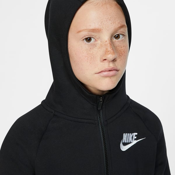 NIKE Girls' Sportwear Full-Zip Hoodie