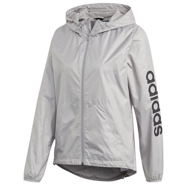 ADIDAS Women's Essential Linear Windbreaker Jacket