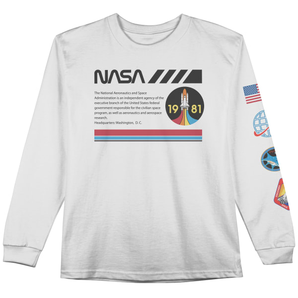 NASA Men's Long Sleeve Graphic Tee