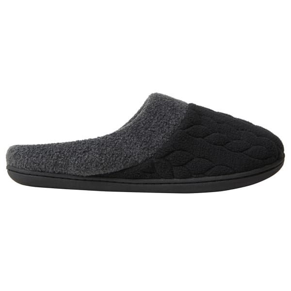 FAMOUS MAKER Women's Quilted Fleece Clog Slipper