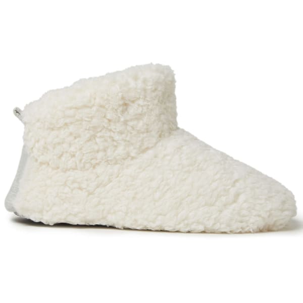 FAMOUS MAKER Women's Fluffy Sherpa Bootie Slipper