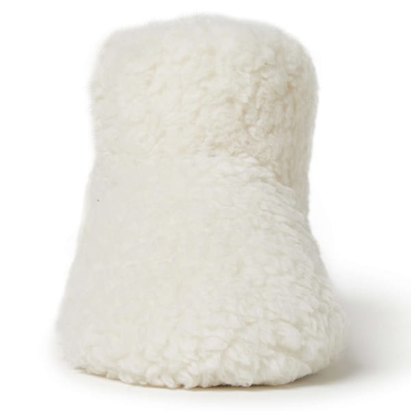 FAMOUS MAKER Women's Fluffy Sherpa Bootie Slipper