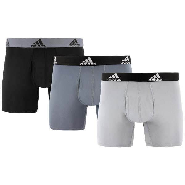 ADIDAS Men's Performance Boxer Briefs, 3 Pack