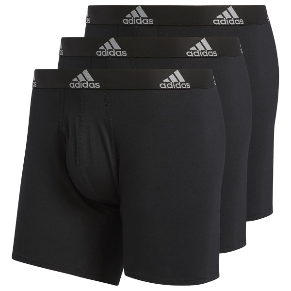 ADIDAS Men's Stretch Cotton Boxer Brief, 3 Pack