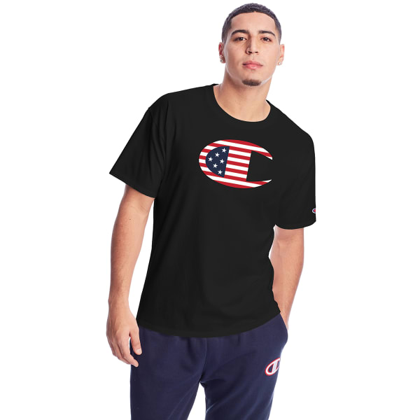 CHAMPION Men's Classic Flags Of The World Short Sleeve Tee