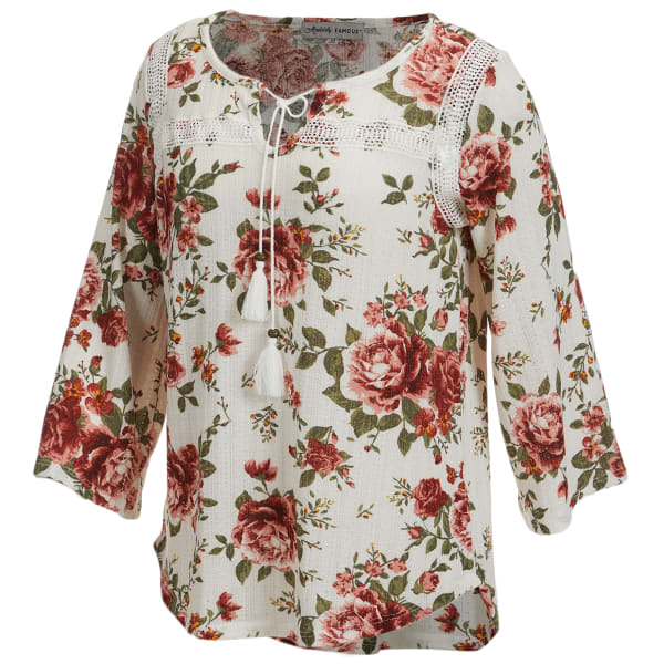 ABSOLUTELY FAMOUS Women's 3/4-Sleeve Top