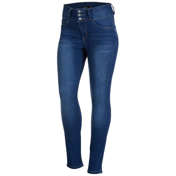 Y.M.I. Women's Basic 3-Button Skinny Jeans