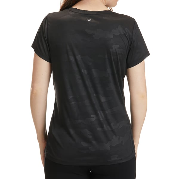 RBX Women's Interlock V Neck Short Sleeve Tee