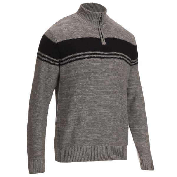 TRICOT ST. RAPHAEL Men's 1/4-Zip Marl Sweater