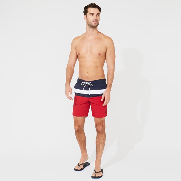 NAUTICA 8" Men's Colorblock Swim Short