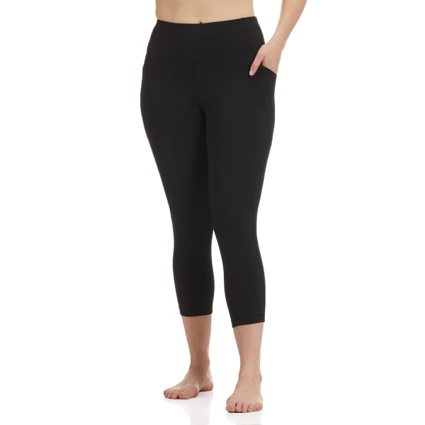 RBX Women's Double Peach Capri Leggings w/ Pockets