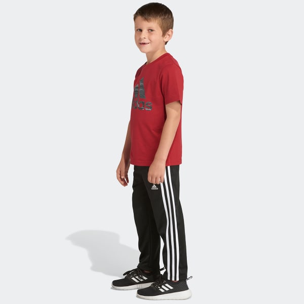 ADIDAS Boys' Camo Badge of Sport Short Sleeve Tee