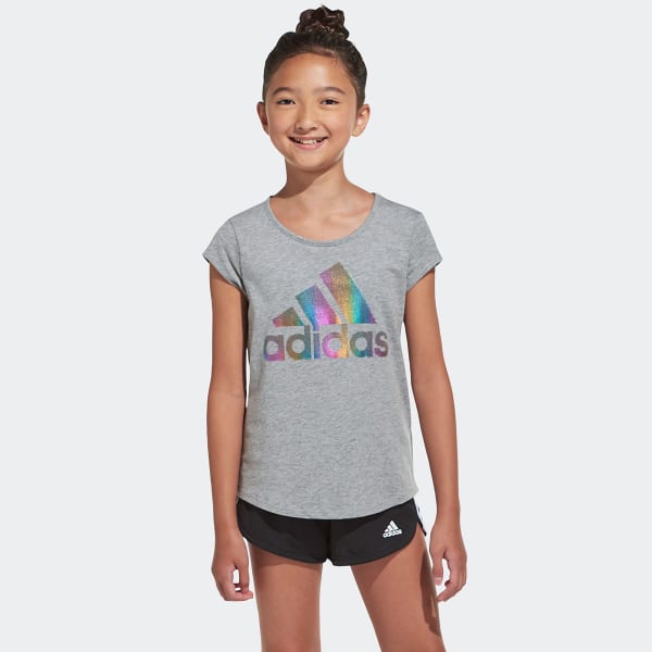 ADIDAS Girls' Fade Short Sleeve Tee