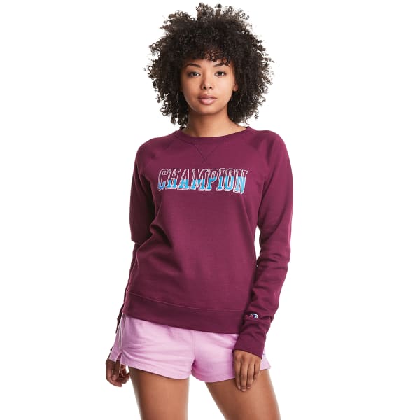 CHAMPION Women's Powerblend Graphic Crew