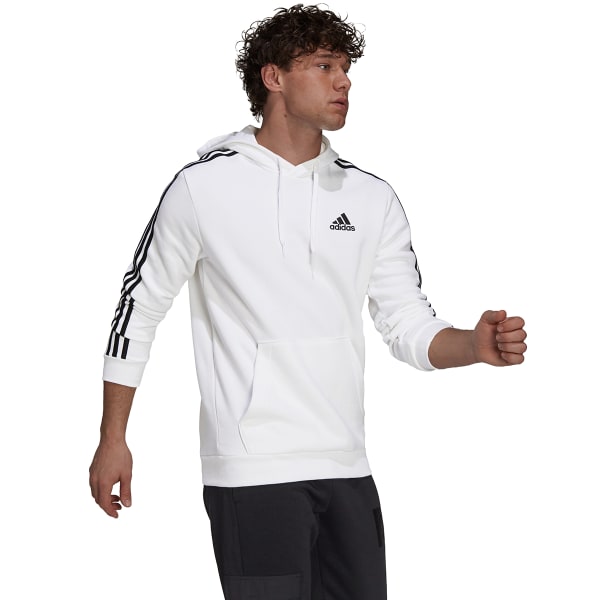 ADIDAS Men's Essentials 3-Stripe Pullover Hoodie - Bob’s Stores