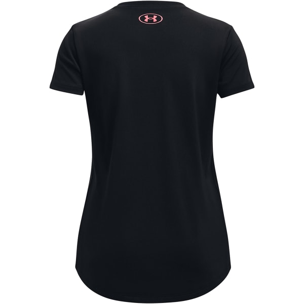 UNDER ARMOUR Girls' UA Tech Big Logo Short Sleeve Tee