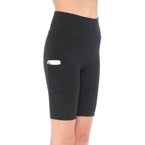 AMBIANCE Juniors' High Rise Bike Shorts - Bob's Stores