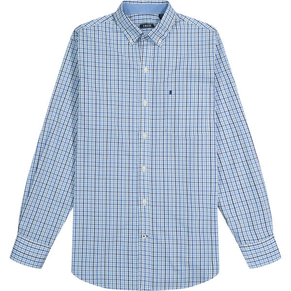 IZOD Men's Essential Tattersall Button-Down Shirt