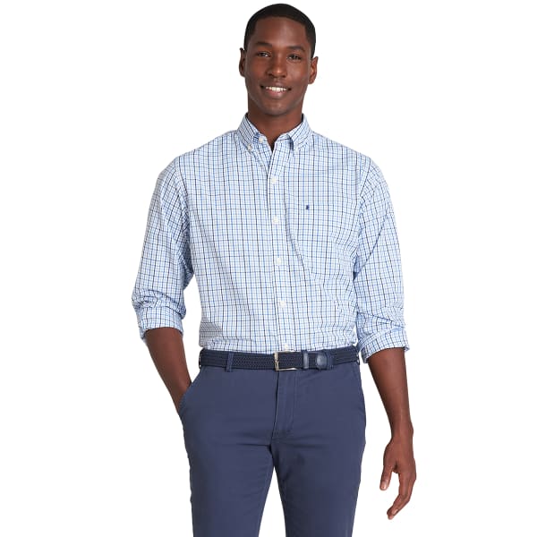 IZOD Men's Essential Tattersall Button-Down Shirt