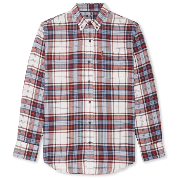 IZOD Men's Button Down Long Sleeve Flannel