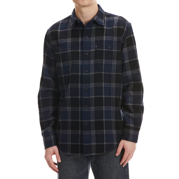 G.H. BASS Men's Twill Flannel Button Down Shirt