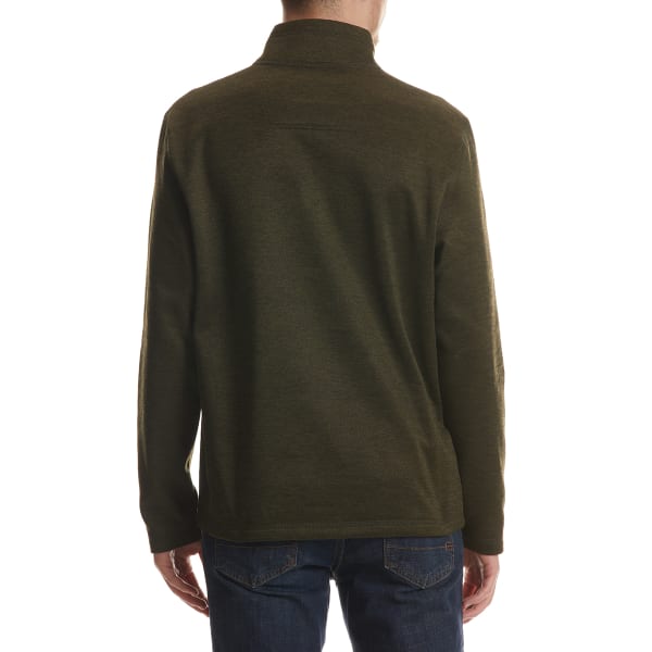 G.H. BASS Men's Sherpa Fleece Button Mock Sweater