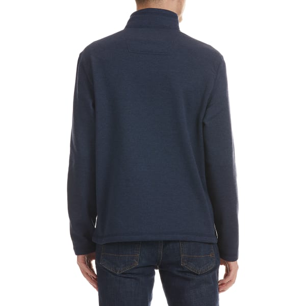 G.H. BASS Men's Sherpa Fleece Button Mock Sweater