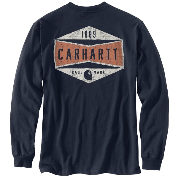 CARHARTT Men's Relaxed Fit Heavyweight Long Sleeve Graphic Tee