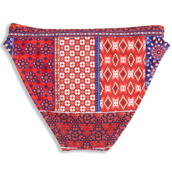 INDIGO REIN Juniors' Boho Patchwork Swim Bottom