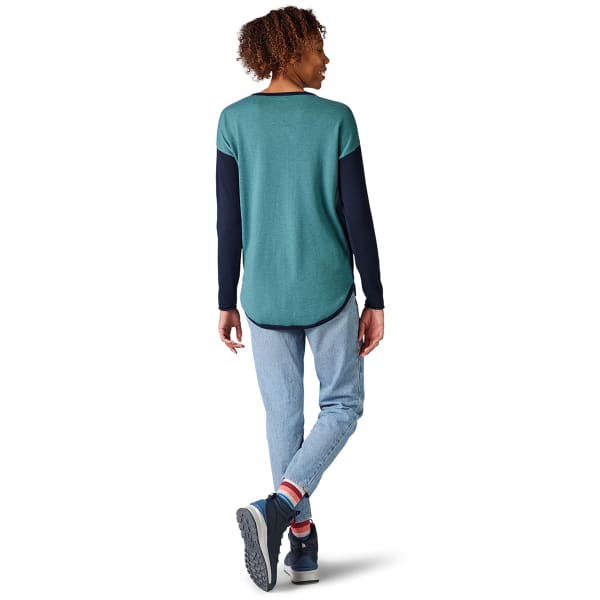 SMARTWOOL Women's Shadow Pine Colorblock Sweater