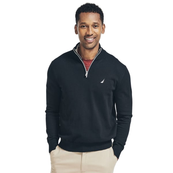 NAUTICA Men's Navtech 1/4-Zip Sweater