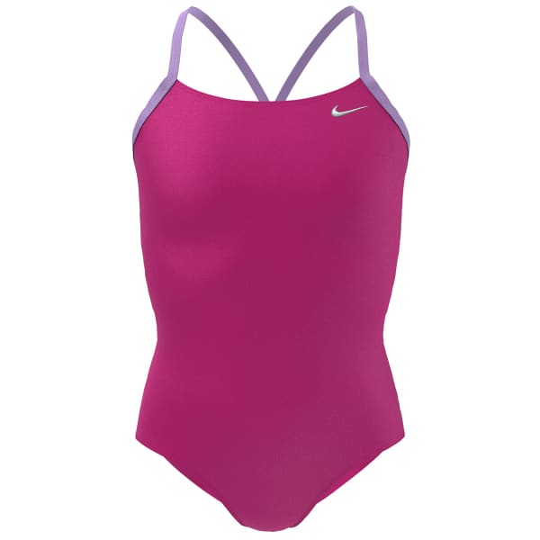 NIKE Girls' Racerback One-Piece Swimsuit