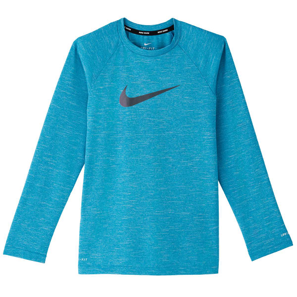 NIKE Boys' Long Sleeve Hydroguard Swim Top