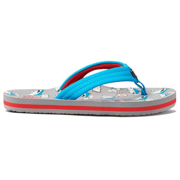 REEF Kids' Little Ahi Nom Nom Flip Flops