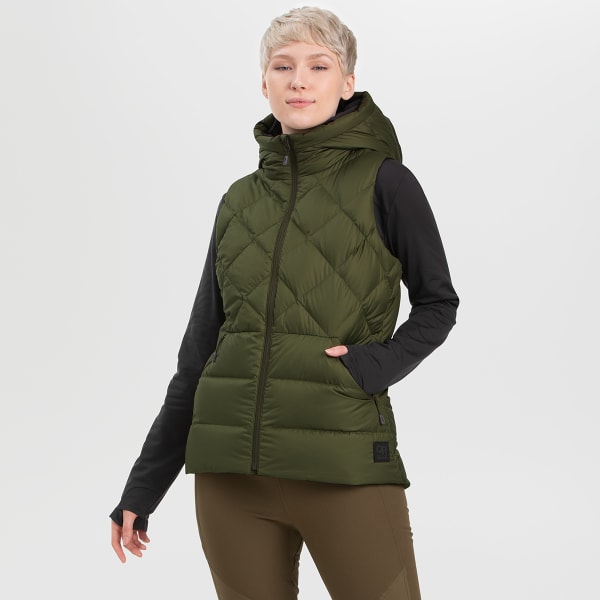 OUTDOOR RESEARCH Women's Coldfront Hooded Down Vest